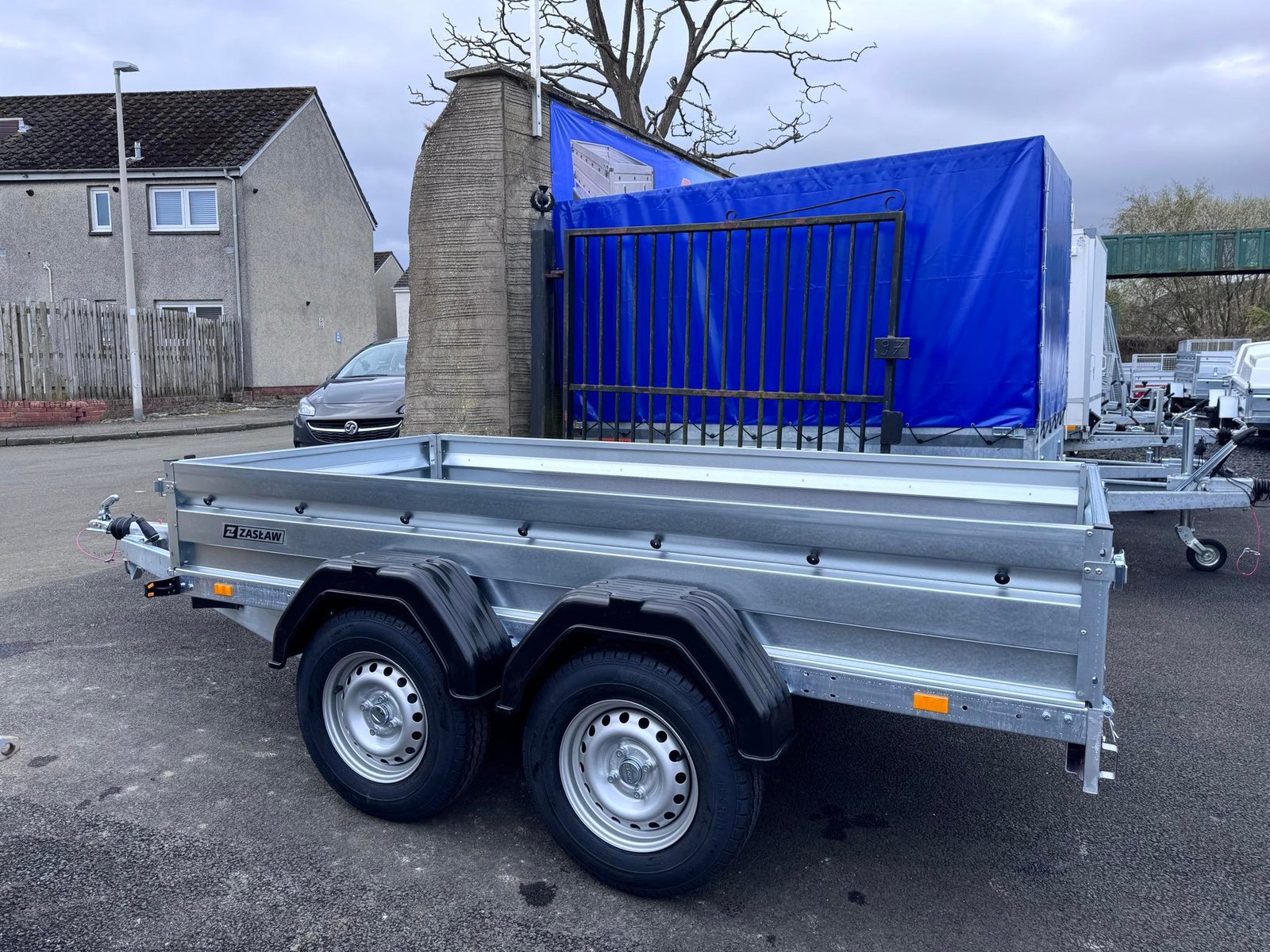 Zaslaw 265TH (8,7ftx4,3ft) twin axle braked trailer 2000KG - Image 2