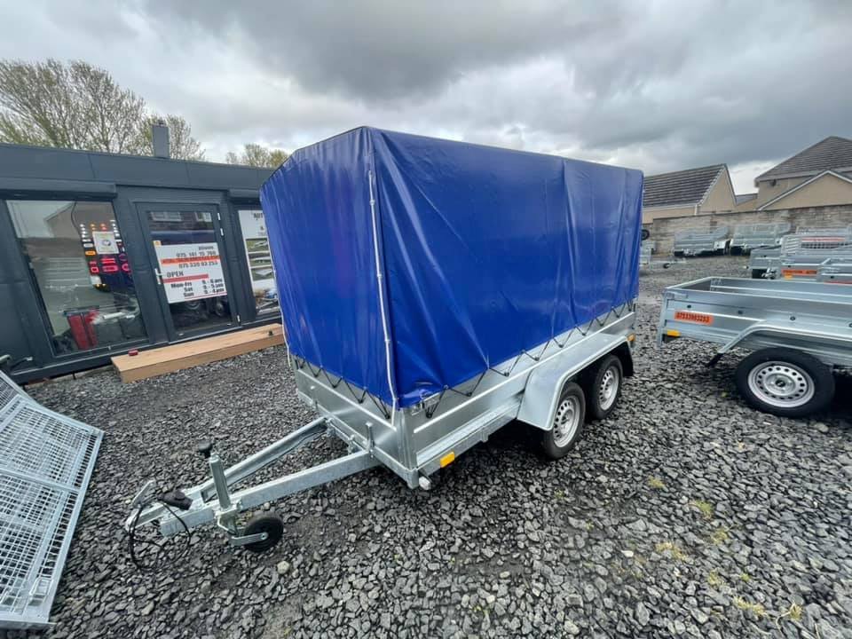 B300 TWIN AXLE BORO TRAILER WITH FRAME AND COVER 155CM 750KG - Image 6
