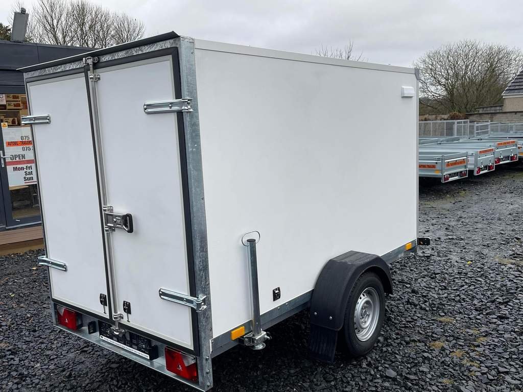 BRAND NEW 8.2FT X 5FT X 5FT SINGLE AXLE BOX TRAILER WITH BARN DOORS 1300KG BRAKED - Image 9