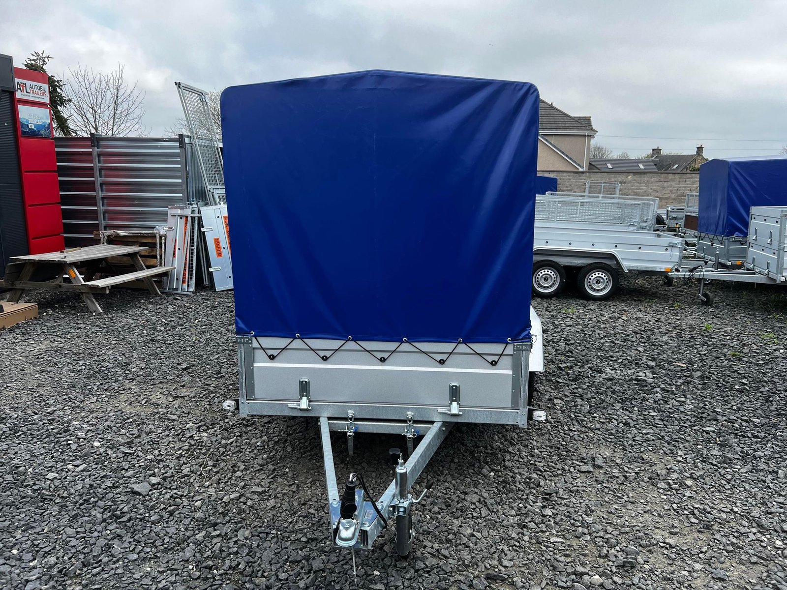 B300 TWIN AXLE BORO TRAILER WITH FRAME AND COVER 155CM 750KG - Image 16