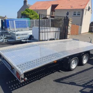 BRAND NEW 4,5M x 2,1M TWIN AXLE NIEWIADOW JUPITER BEAVERTAIL CAR TRANSPORTER TRAILER 2700KG