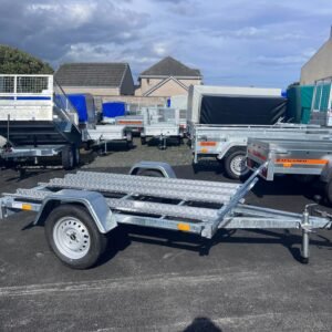 BRAND NEW 2.5m x 1.32m SINGLE AXLE MOTORBIKE TRAILER