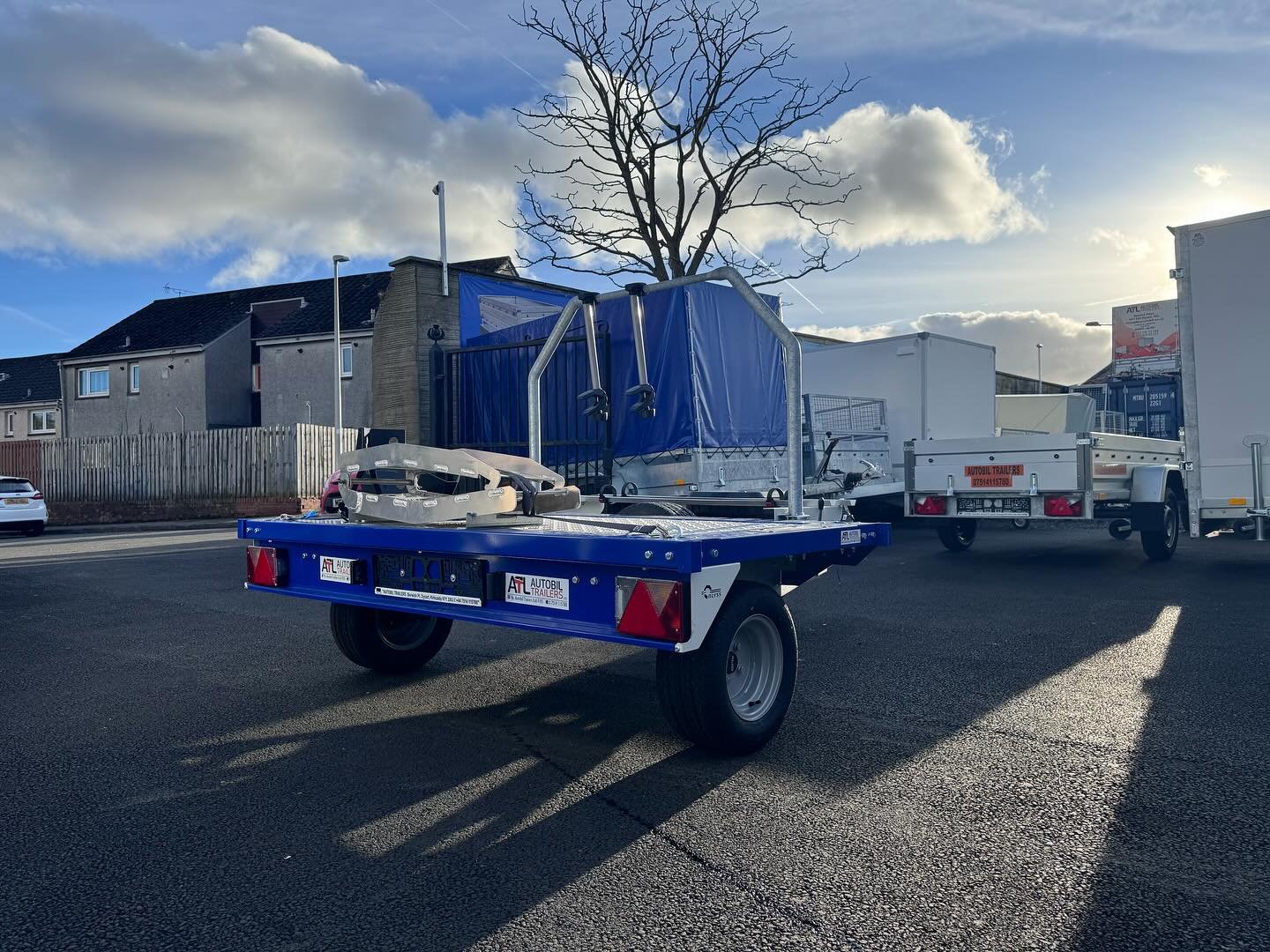 SINGLE MOTORBIKE TRAILER WITH REMOVABLE BIKE RACK 750KG - Image 6
