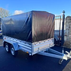 B265 Twin axle trailer with frame and cover