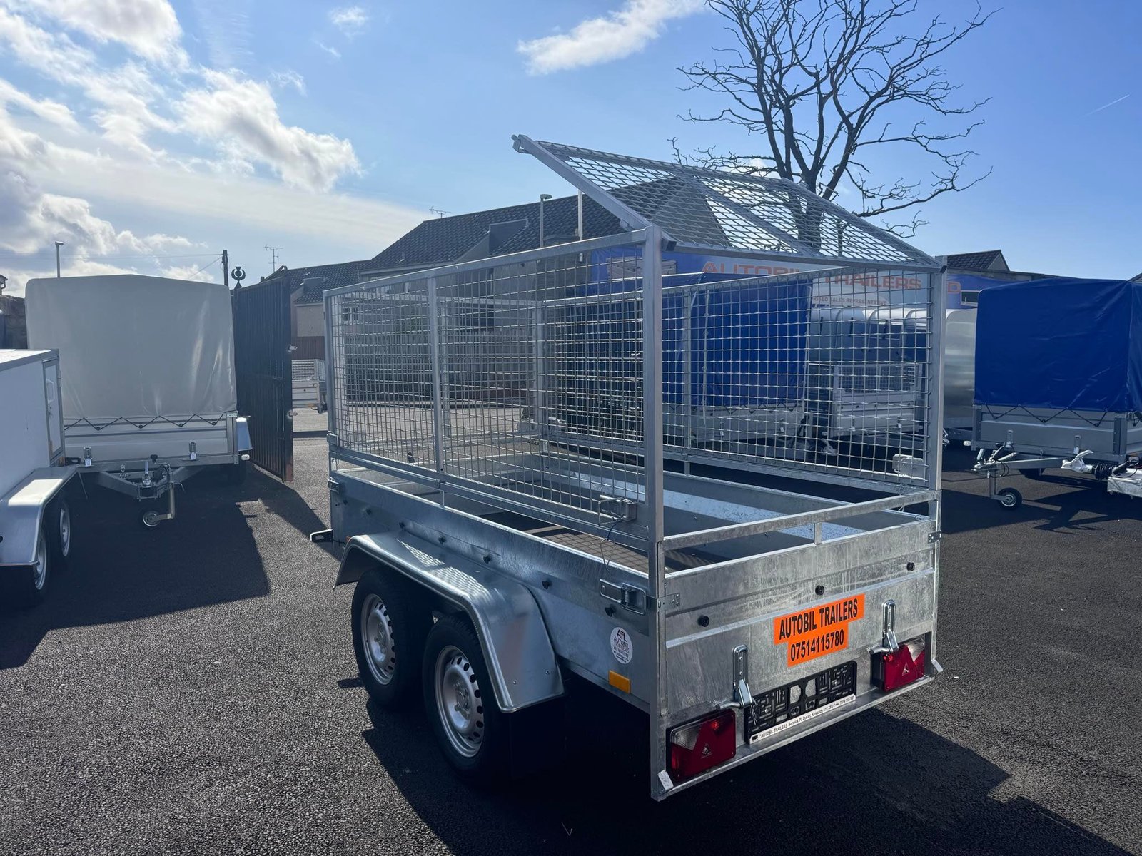BC1325 TWIN AXLE MASTER NIEWIADOW TRAILER WITH 80CM MESH 1300KG BRAKED - Image 4