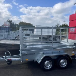 BC1325 TWIN AXLE MASTER NIEWIADOW TRAILER WITH 80CM MESH 1300KG BRAKED