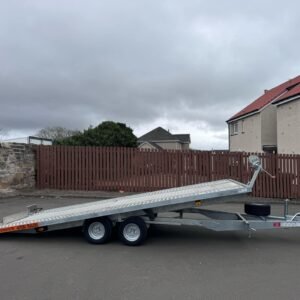 BRAND NEW NIEWIADÓW SATURN 4.5M x 2.1M TWIN AXLE TILT BED CAR TRANSPORTER – 2700KG