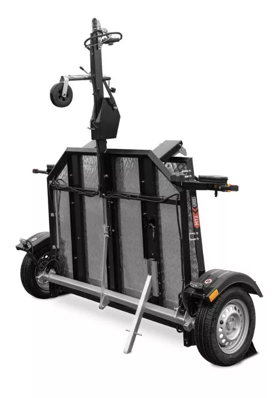 Lorries new motorcycle trailer two bike trailer folding 750kg - Image 20